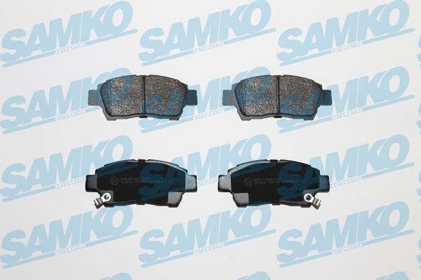 Samko 5SP700 - Тормозные колодки, дисковые, комплект avtokuzovplus.com.ua