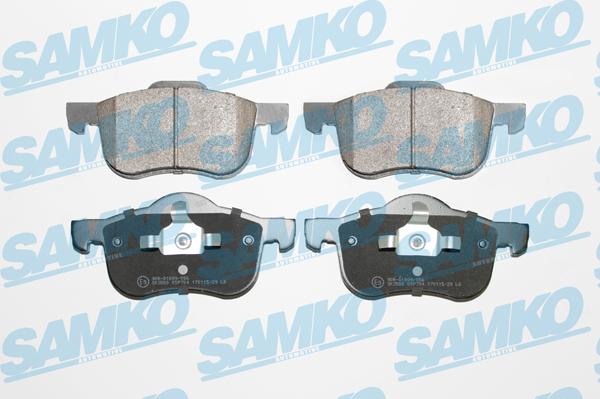 Samko 5SP704 - Гальмівні колодки, дискові гальма autocars.com.ua