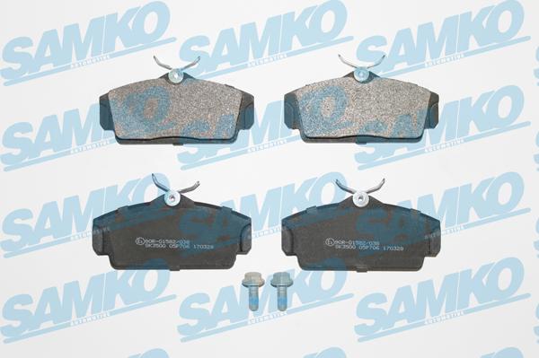 Samko 5SP706 - Гальмівні колодки, дискові гальма autocars.com.ua