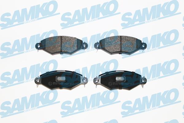 Samko 5SP708 - Тормозные колодки, дисковые, комплект avtokuzovplus.com.ua
