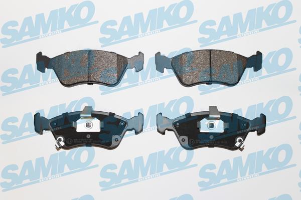 Samko 5SP709 - Гальмівні колодки, дискові гальма autocars.com.ua