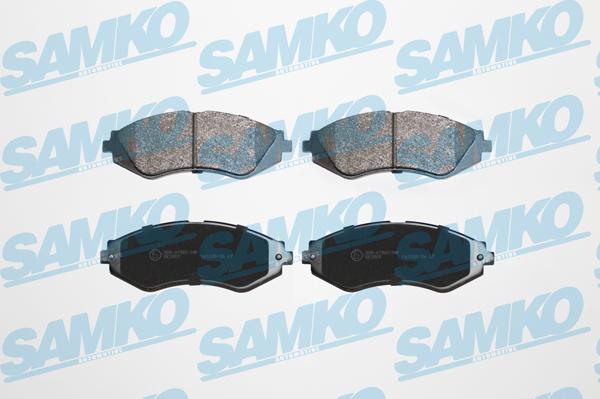 Samko 5SP710 - Тормозные колодки, дисковые, комплект avtokuzovplus.com.ua