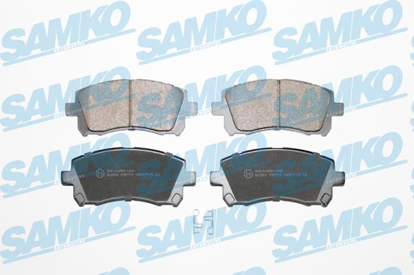 Samko 5SP713 - Тормозные колодки, дисковые, комплект avtokuzovplus.com.ua