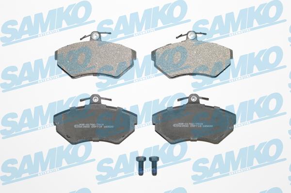 Samko 5SP719 - Тормозные колодки, дисковые, комплект avtokuzovplus.com.ua