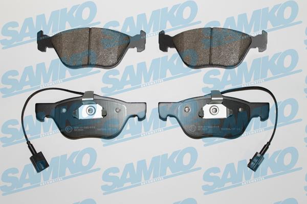 Samko 5SP720 - Тормозные колодки, дисковые, комплект avtokuzovplus.com.ua