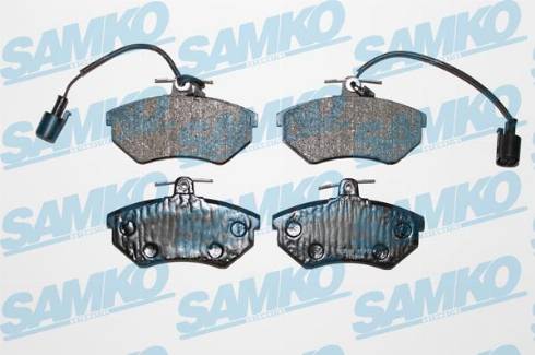 Samko 5SP724 - Тормозные колодки, дисковые, комплект avtokuzovplus.com.ua