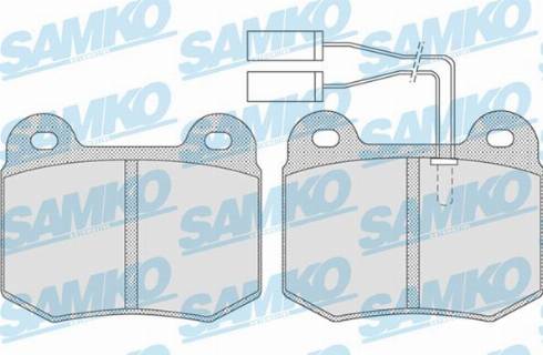 Samko 5SP732 - Гальмівні колодки, дискові гальма autocars.com.ua