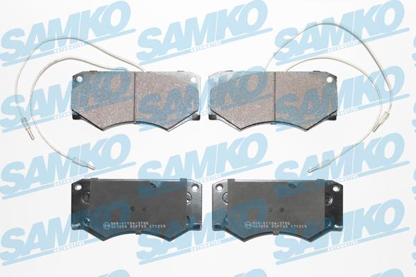 Samko 5SP733 - Гальмівні колодки, дискові гальма autocars.com.ua