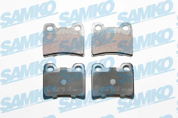 Samko 5SP747 - Гальмівні колодки, дискові гальма autocars.com.ua