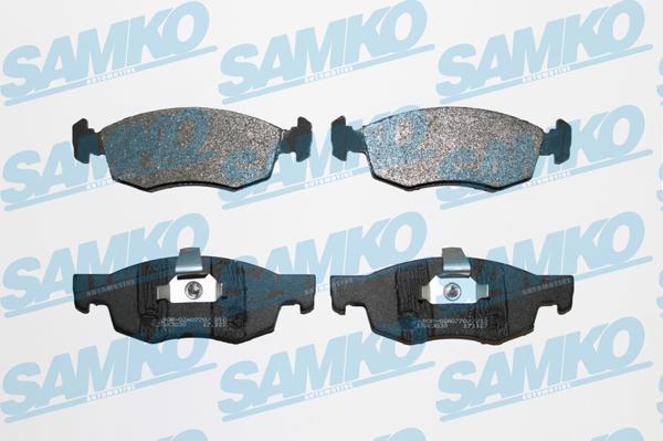 Samko 5SP756 - Тормозные колодки, дисковые, комплект avtokuzovplus.com.ua