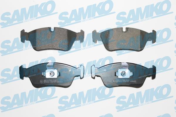 Samko 5SP757 - Тормозные колодки, дисковые, комплект avtokuzovplus.com.ua