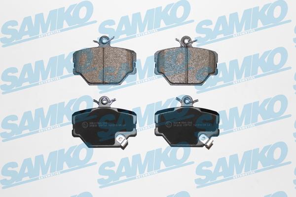 Samko 5SP761 - Тормозные колодки, дисковые, комплект avtokuzovplus.com.ua
