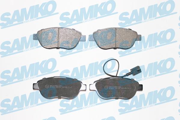 Samko 5SP764 - Тормозные колодки, дисковые, комплект avtokuzovplus.com.ua