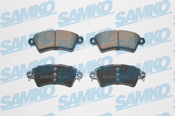Samko 5SP766 - Гальмівні колодки, дискові гальма autocars.com.ua