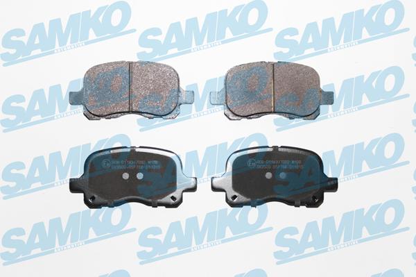 Samko 5SP768 - Гальмівні колодки, дискові гальма autocars.com.ua