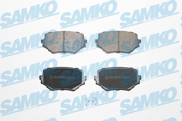 Samko 5SP798 - Тормозные колодки, дисковые, комплект avtokuzovplus.com.ua