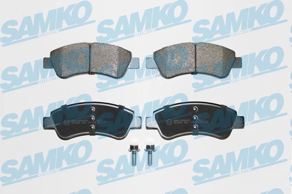 Samko 5SP802 - Гальмівні колодки, дискові гальма autocars.com.ua