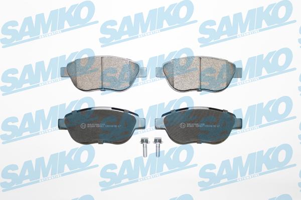 Samko 5SP807 - Тормозные колодки, дисковые, комплект avtokuzovplus.com.ua