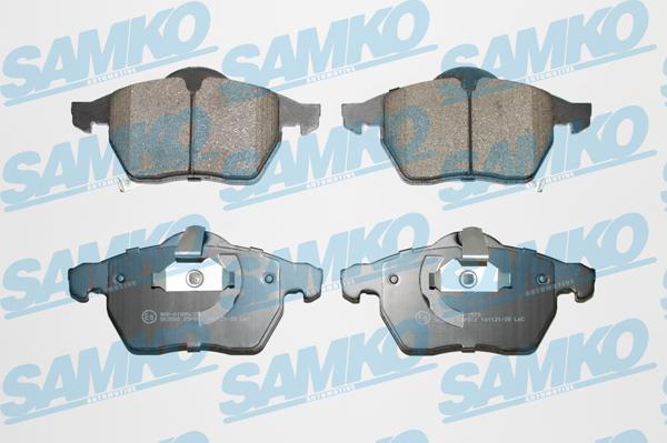 Samko 5SP812 - Гальмівні колодки, дискові гальма autocars.com.ua
