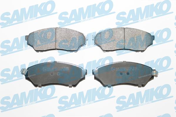 Samko 5SP819 - Гальмівні колодки, дискові гальма autocars.com.ua