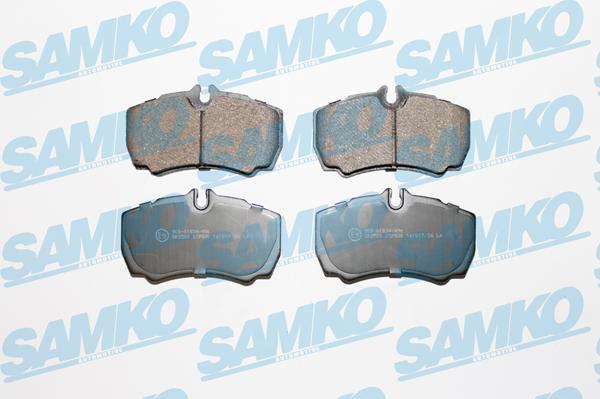 Samko 5SP830 - Тормозные колодки, дисковые, комплект avtokuzovplus.com.ua