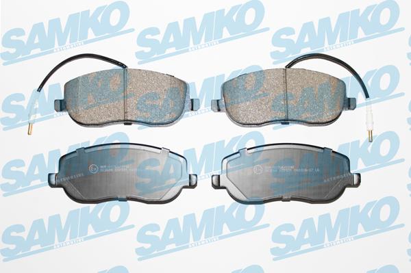 Samko 5SP831 - Тормозные колодки, дисковые, комплект avtokuzovplus.com.ua