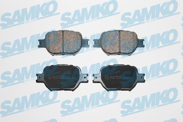 Samko 5SP837 - Гальмівні колодки, дискові гальма autocars.com.ua