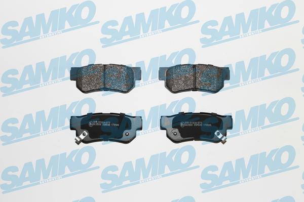 Samko 5SP848 - Гальмівні колодки, дискові гальма autocars.com.ua