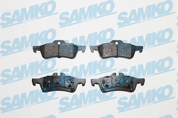 Samko 5SP861 - Тормозные колодки, дисковые, комплект avtokuzovplus.com.ua