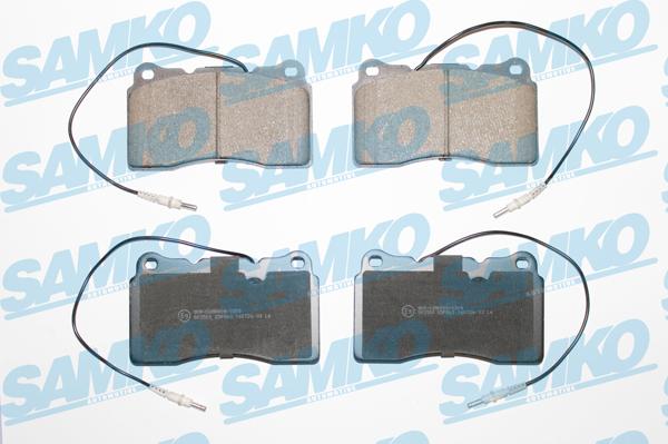 Samko 5SP863 - Тормозные колодки, дисковые, комплект avtokuzovplus.com.ua