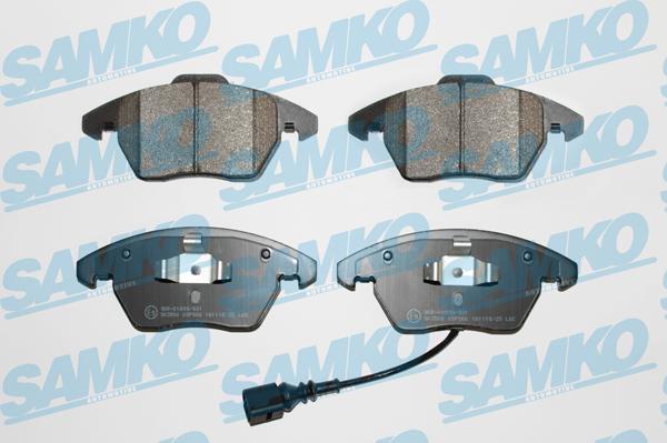 Samko 5SP866 - Тормозные колодки, дисковые, комплект avtokuzovplus.com.ua