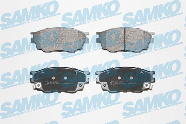 Samko 5SP877 - Гальмівні колодки, дискові гальма autocars.com.ua