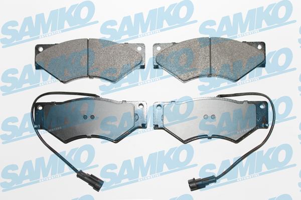 Samko 5SP880 - Тормозные колодки, дисковые, комплект avtokuzovplus.com.ua