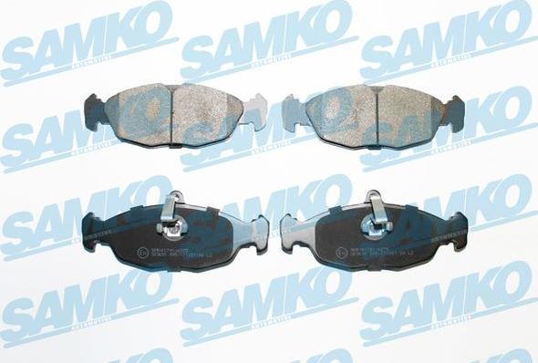 Samko 5SP895 - Гальмівні колодки, дискові гальма autocars.com.ua