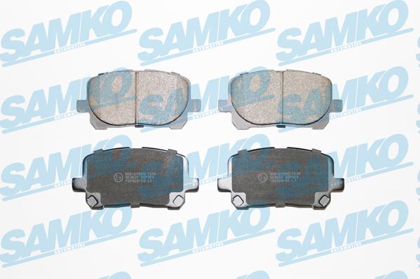 Samko 5SP904 - Гальмівні колодки, дискові гальма autocars.com.ua