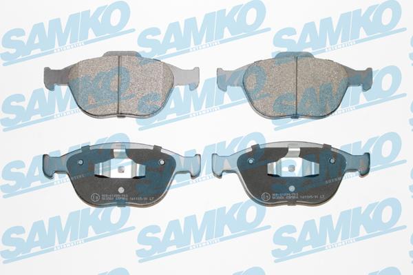 Samko 5SP906 - Тормозные колодки, дисковые, комплект avtokuzovplus.com.ua