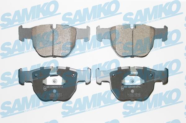 Samko 5SP909 - Тормозные колодки, дисковые, комплект avtokuzovplus.com.ua