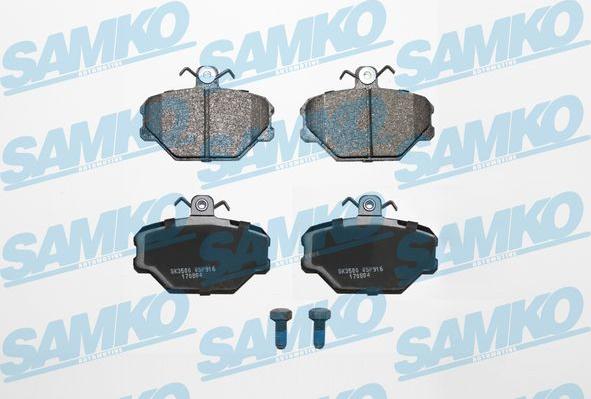 Samko 5SP916 - Тормозные колодки, дисковые, комплект avtokuzovplus.com.ua