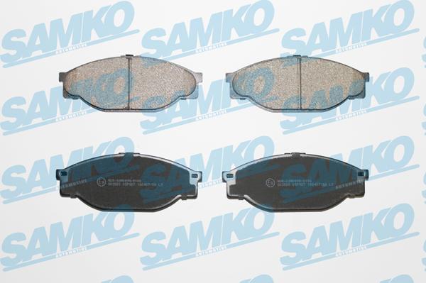 Samko 5SP927 - Гальмівні колодки, дискові гальма autocars.com.ua