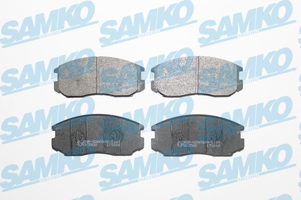 Samko 5SP932 - Гальмівні колодки, дискові гальма autocars.com.ua