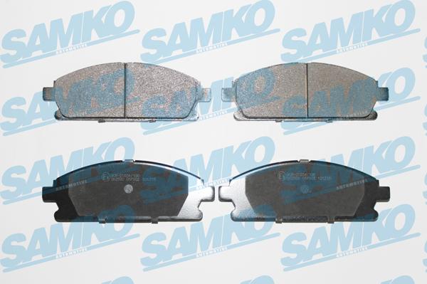 Samko 5SP935 - Тормозные колодки, дисковые, комплект avtokuzovplus.com.ua