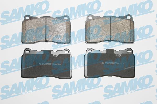 Samko 5SP951 - Тормозные колодки, дисковые, комплект avtokuzovplus.com.ua