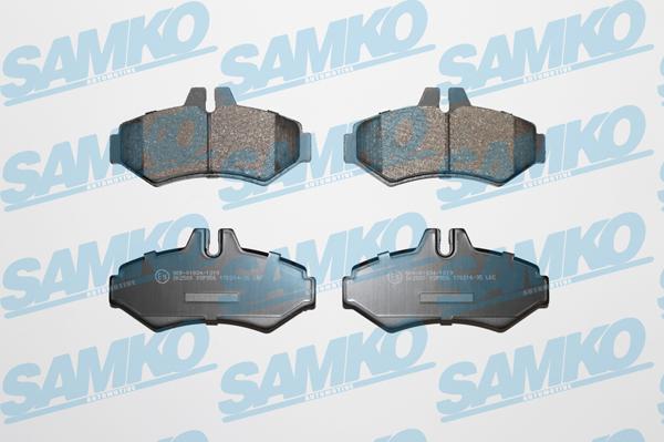 Samko 5SP956 - Тормозные колодки, дисковые, комплект avtokuzovplus.com.ua