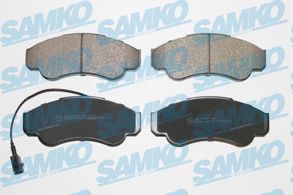 Samko 5SP967 - Гальмівні колодки, дискові гальма autocars.com.ua