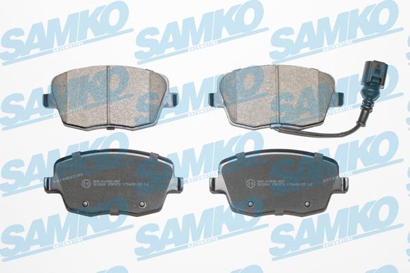 Samko 5SP973 - Гальмівні колодки, дискові гальма autocars.com.ua
