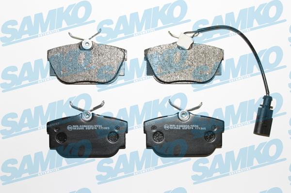 Samko 5SP974 - Гальмівні колодки, дискові гальма autocars.com.ua