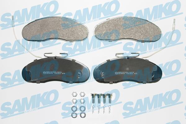 Samko 5SP976 - Тормозные колодки, дисковые, комплект avtokuzovplus.com.ua