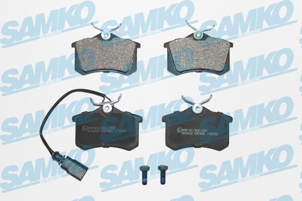 Samko 5SP980 - Гальмівні колодки, дискові гальма autocars.com.ua