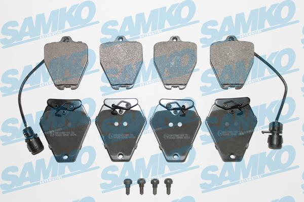 Samko 5SP981 - Гальмівні колодки, дискові гальма autocars.com.ua