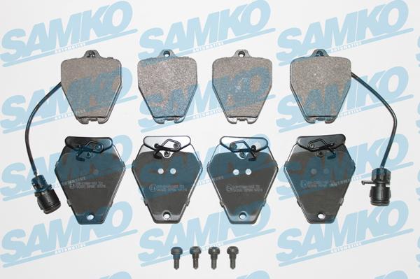 Samko 5SP981 - Тормозные колодки, дисковые, комплект avtokuzovplus.com.ua